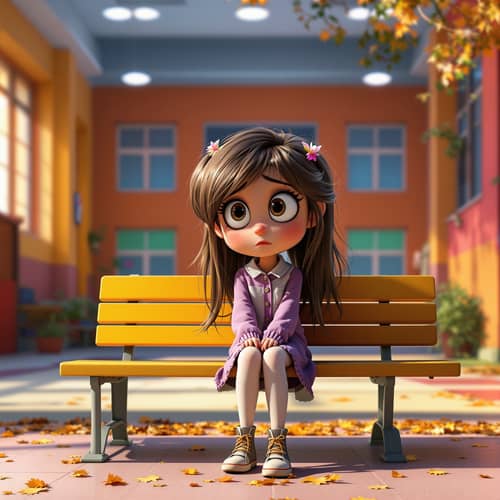 Iris: A Colorful Pixar-Inspired Character Study