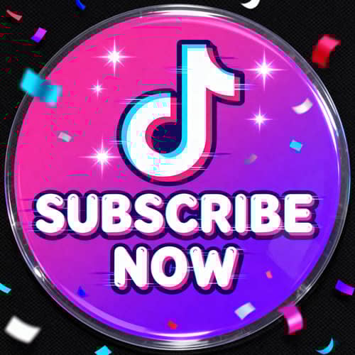 Custom TikTok Subscriber Stickers