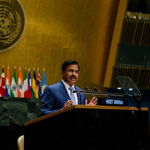 Revanth Reddy Speech at UN - Telangana CM