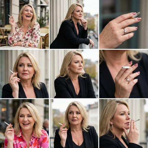 55-Year-Old Gorgeous Blonde Smoking Collection 55-Year-Old Gorgeous Blonde Smoking Collection