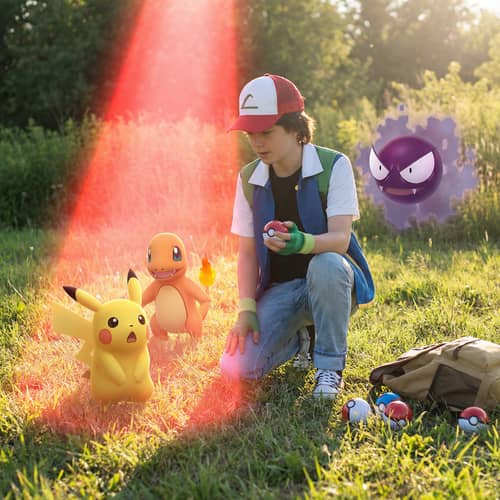 Catch Pikachu, Charmander & Gastly in Pokémon Catch Pikachu, Charmander & Gastly in Pokémon