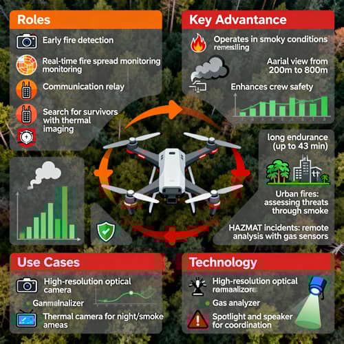 Drones in Fire Reconnaissance & Suppression