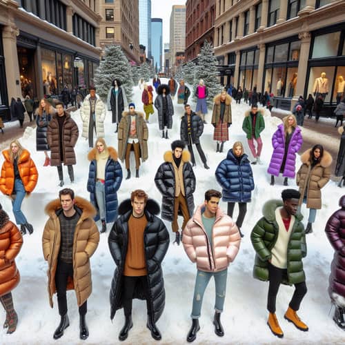 Stylish Down Jacket Fashion in Minneapolis