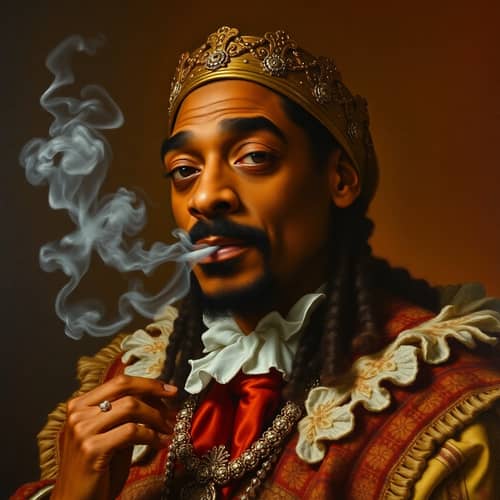 Snoop Dogg as Henry VIII in Classical Oil Painting