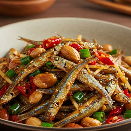 Delicious Nut and Anchovy Stir-Fry Recipe
