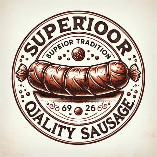 Superior Tradition Quality Sausage Logo | Artisan Sausage Design