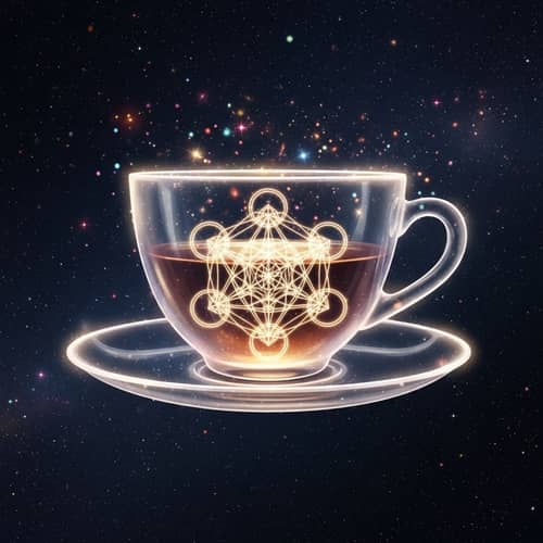 Ethereal Teacup in a Starry Void