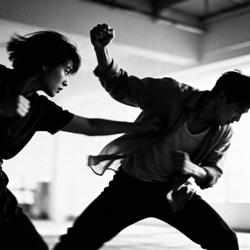 Intense Fight Between Two People Intense Fight Between Two People
