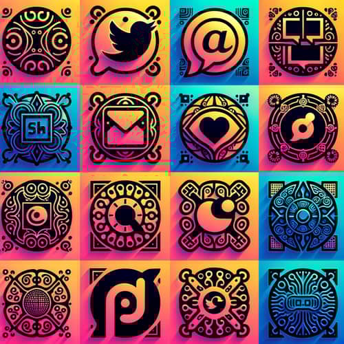 Unique Social Media Logos for Creative Impact