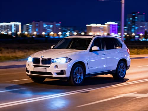 BMW X5 F15 Night Drive in Atyrau, Kazakhstan BMW X5 F15 Night Drive in Atyrau, Kazakhstan