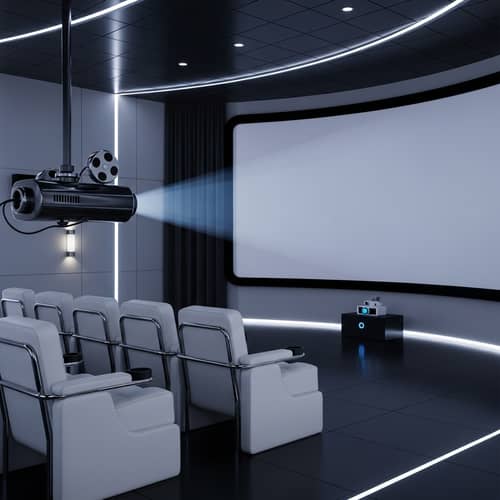 Retro Futuristic Cinema Aesthetics | Tech & Minimalist Style