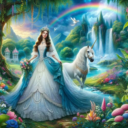 Princess Birthday Celebration in Nature | Enchanting Scene
