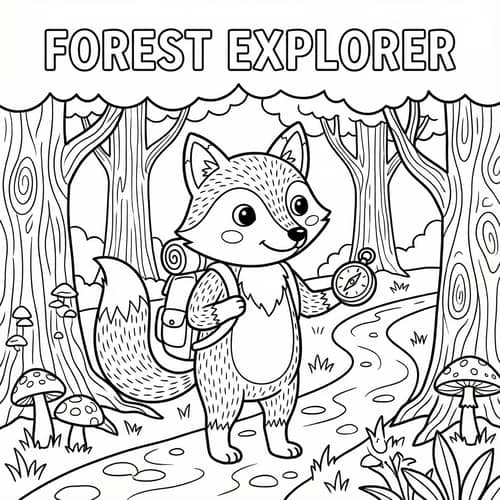 Free Printable Coloring Page for Kids Free Printable Coloring Page for Kids