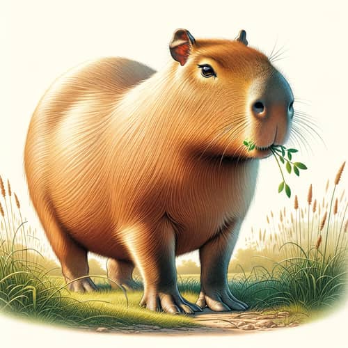 Capybara - Largest Rodent from South America