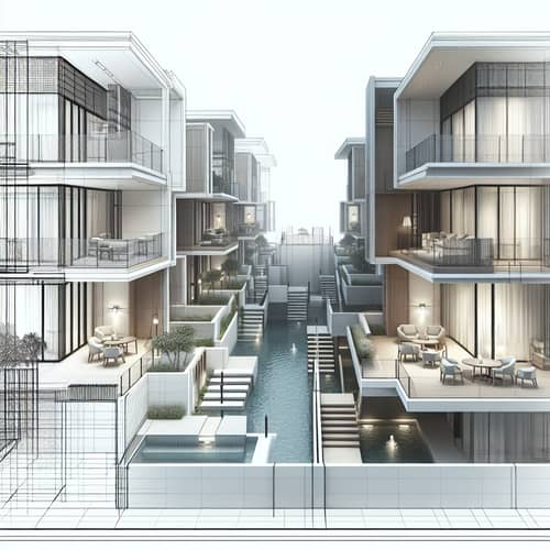 Modern Luxury Terrace Homes: Artist's Impression