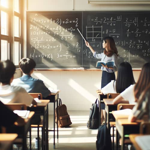 Inspiring School Teacher in Action