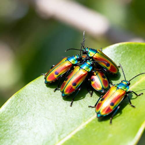 Colorful Lovebugs: Nature's Vibrant Creatures