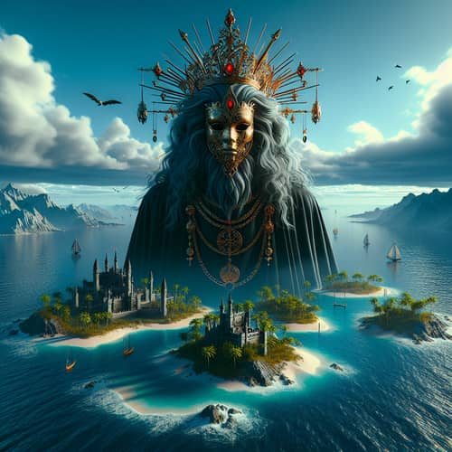 Island Ruler with Mask - Master of the World