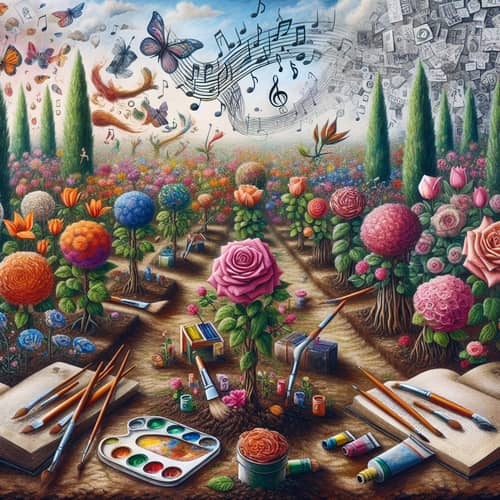 Planting Creative Ideas: A Blossoming Art Garden