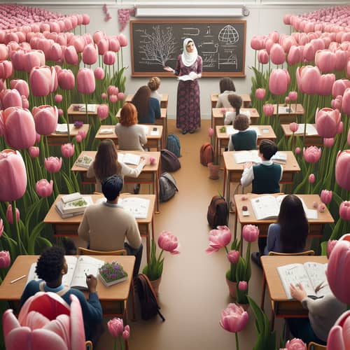 Classroom Inside the Tulips: A Creative Learning Space