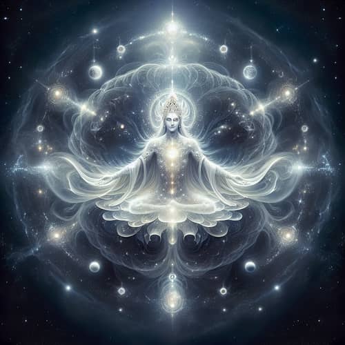 Divine Transcendental Entity Illustration | Universal Compassion