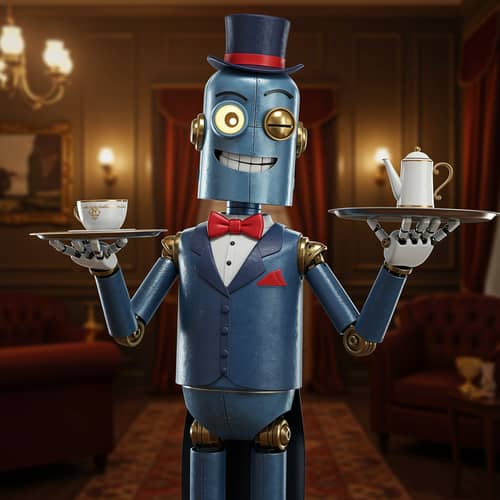 Maxelite: The Vintage Robot Butler Experience Maxelite: The Vintage Robot Butler Experience