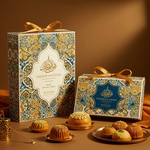Luxury Eid al-Adha Packaging for Chateaux des Gateaux