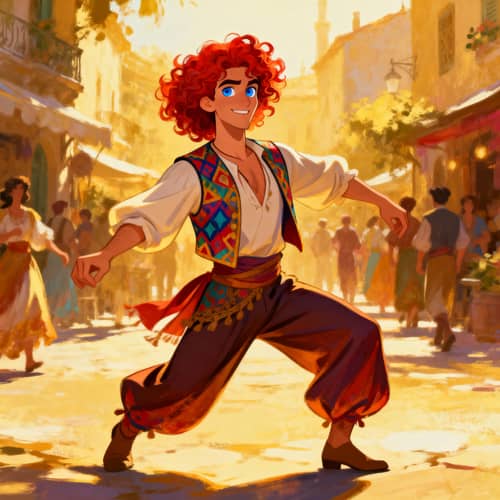 Enchanting Male Character Inspired by Classic Animation Enchanting Male Character Inspired by Classic Animation