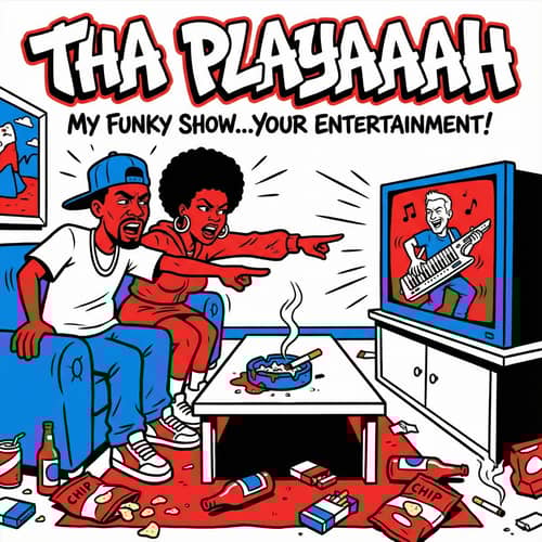 Funky 90s Album Cover: My Funky Show by Tha Playaaah
