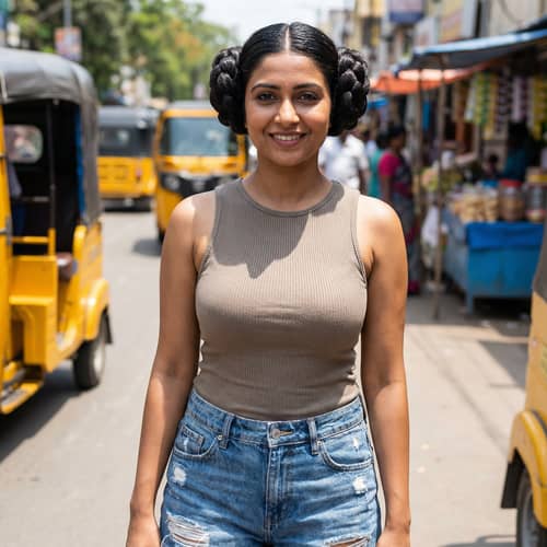 Stylish Indian Lady Inspired by Kushboo's Look Stylish Indian Lady Inspired by Kushboo's Look