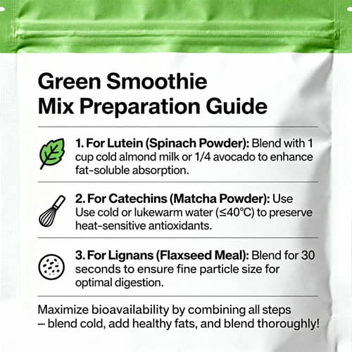 Maximize Nutrients with Our Green Smoothie Mix Maximize Nutrients with Our Green Smoothie Mix