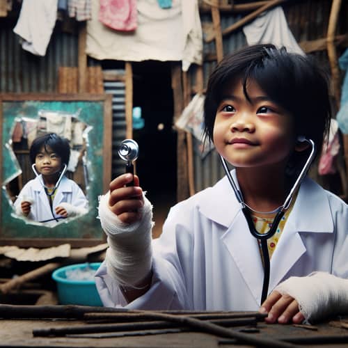 Empowering Story of a Young Asian Girl Aspiring to Become a Doctor