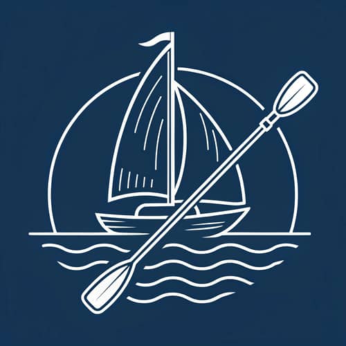 Sail and Paddle Logo Design