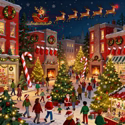 Find Festive Fun in Our Busy Christmas Scene