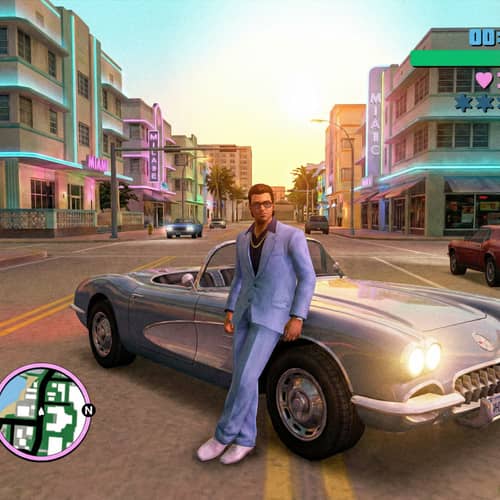 GTA Vice City Character - 80s Miami Style GTA Vice City Character - 80s Miami Style