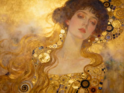 Stunning Klimt Style Portraits with Soft Light Effects Stunning Klimt Style Portraits with Soft Light Effects