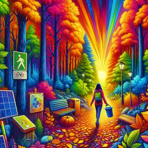 Alternative Tourism with Vibrant Colors