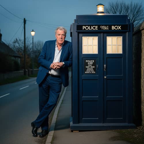 Jeremy Clarkson as Doctor Who: A Unique Photo