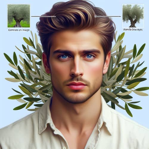 Affectionate Man Kissing Olive Tree - Portrait of Raul Morales