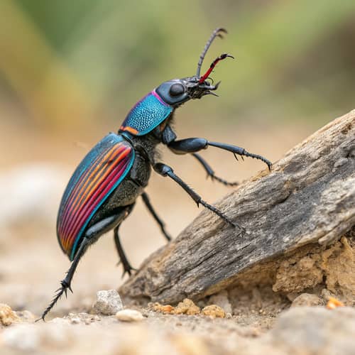 Alien Insectoid Being: Nature's Majestic Precision
