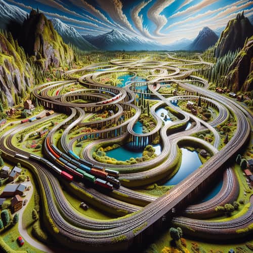 Miniature N Scale Train Layout | Model Train Enthusiasts