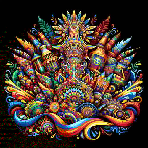 Vibrant Philippine Culture in Region 7 Art Design