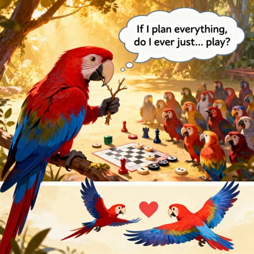 Poppy the Strategic Parrot: Mastering the Flock
