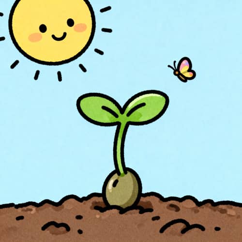 Cute Doodle Drawing Celebrating Life's Importance Cute Doodle Drawing Celebrating Life's Importance