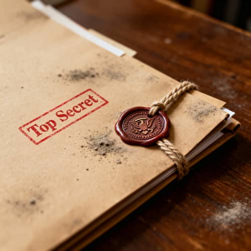 Top Secret Document Folder - Presidential Seal Top Secret Document Folder - Presidential Seal