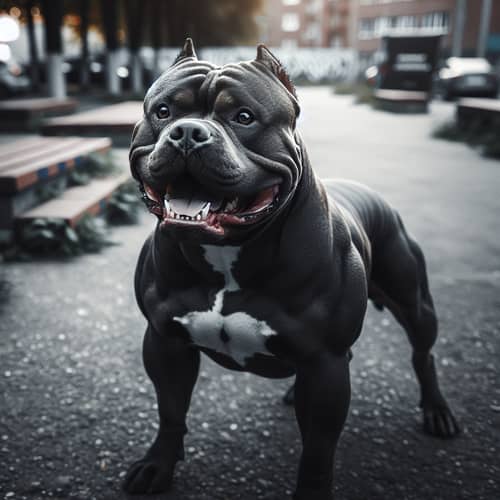 Fierce Pitbull Dog | Dominating Powerful Presence