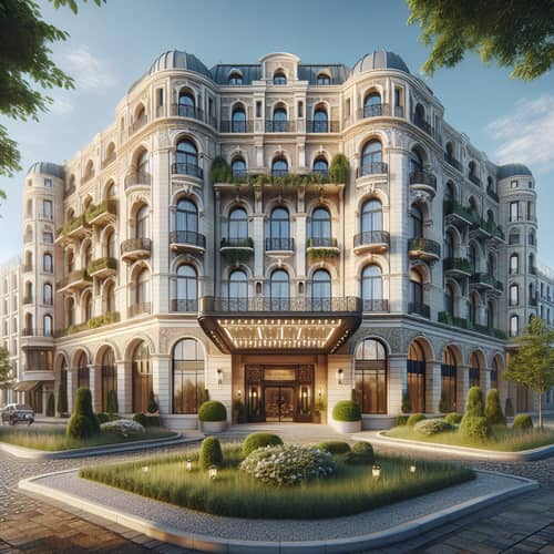 Luxury Hotel | Architectural Elegance & Natural Beauty