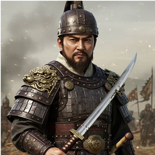 Asian Ancient General PNG for Unity