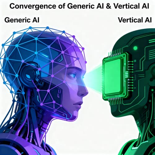 Convergence of Generic AI and Vertical AI
