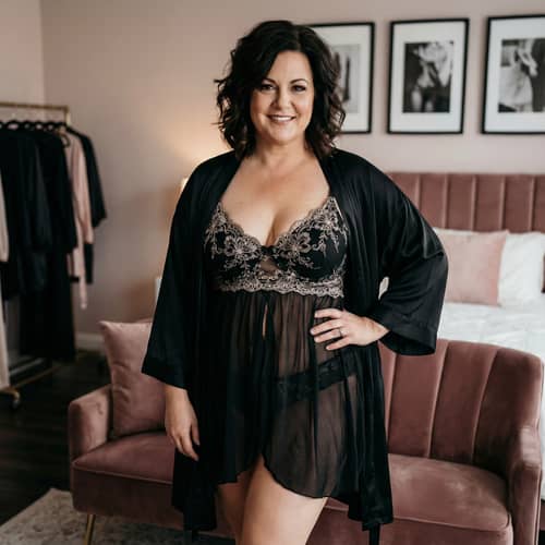 Stunning Curvy MILF in Fashion Lingerie Stunning Curvy MILF in Fashion Lingerie